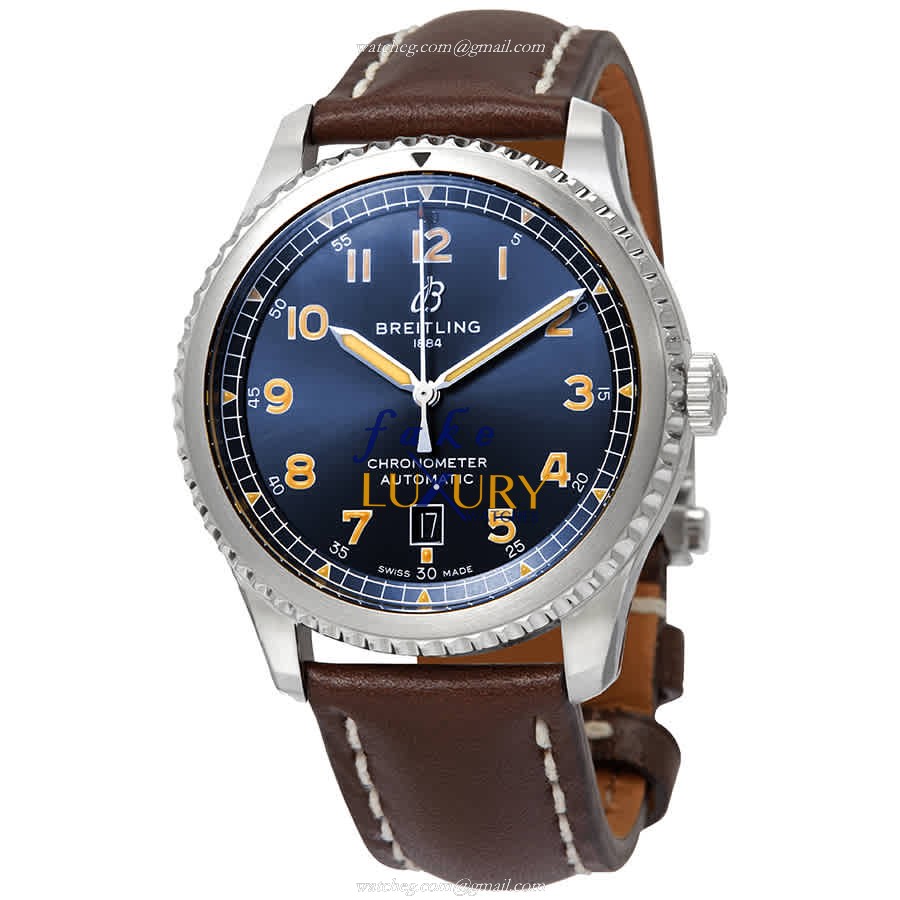 Breitling A17315101C1X3 AVIATOR 8 - Replica Watch - Blue Dial - Automatic - Steel Case - Luxury Replica Watch