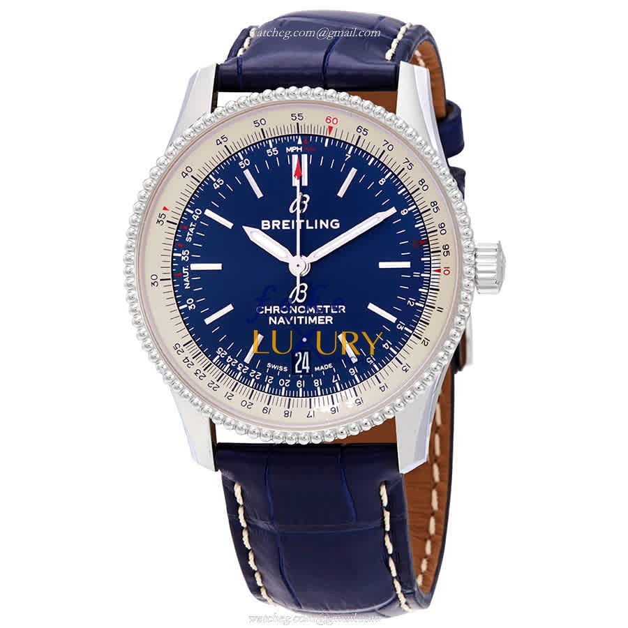 Breitling A17325211C1P1 Navitimer 1 Automatic Blue Dial Steel Replica Watch - Luxury Replica Watch