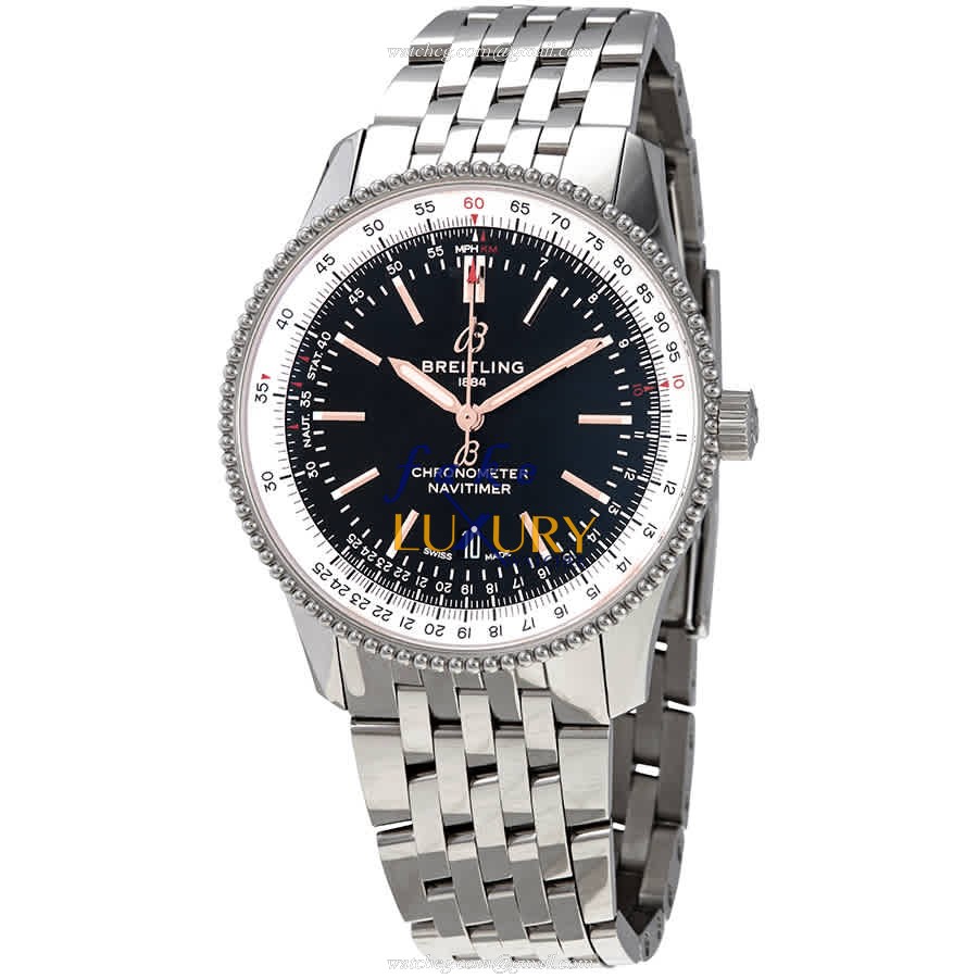 Breitling A17326211B1A1 Navitimer 1 Automatic Black Dial Stainless Steel Replica Watch - Luxury Replica Watch