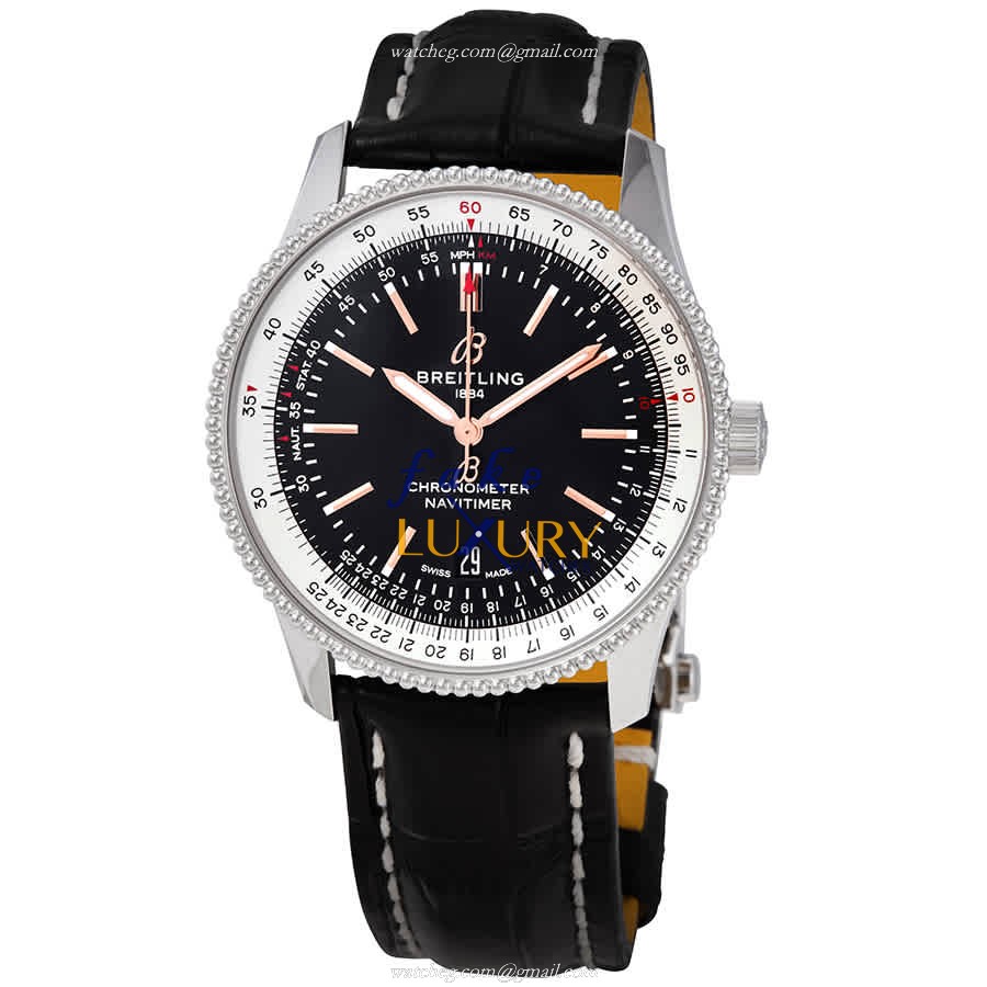 Breitling Navitimer 1 A17326211B1P2 Replica Watch, Automatic, Black Dial, Steel Case - Luxury Replica Watch