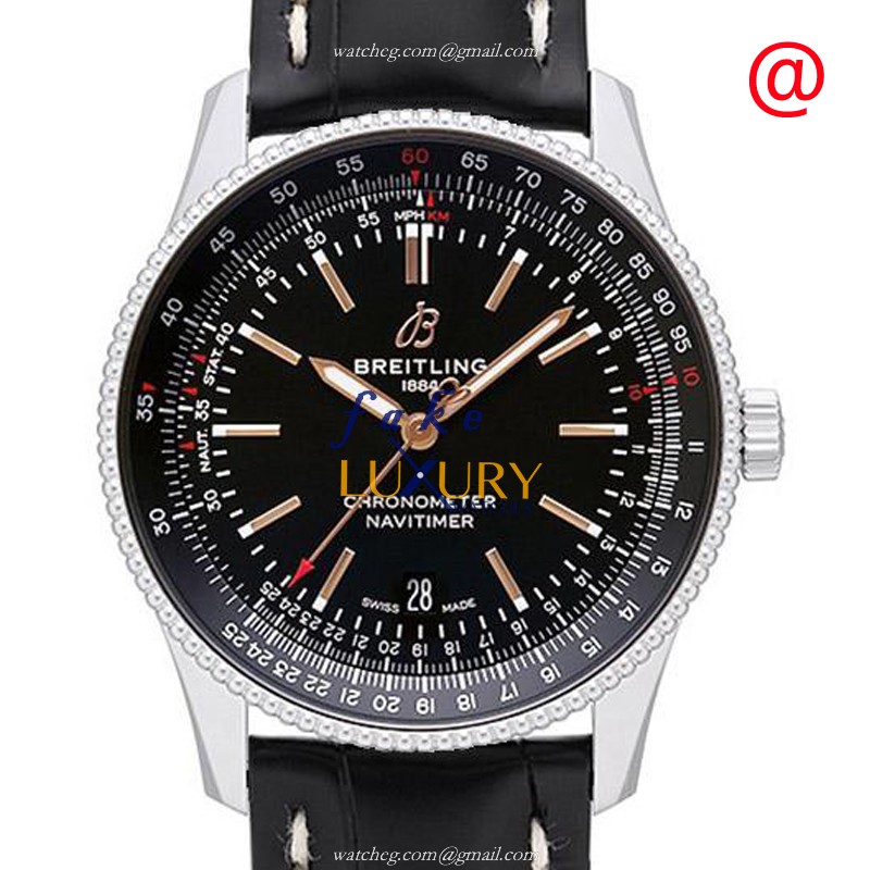 Breitling A17326241B1P1 Navitimer 1 Replica Watch, Automatic, Black Dial, Steel Case - Luxury Replica Watch