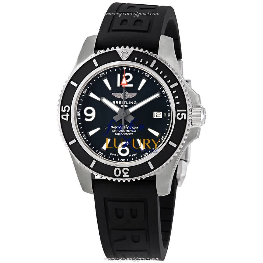 Breitling Superocean A17366021B1S2 - Replica Watch - Automatic - Black Dial - Rubber Strap - Luxury Replica Watch