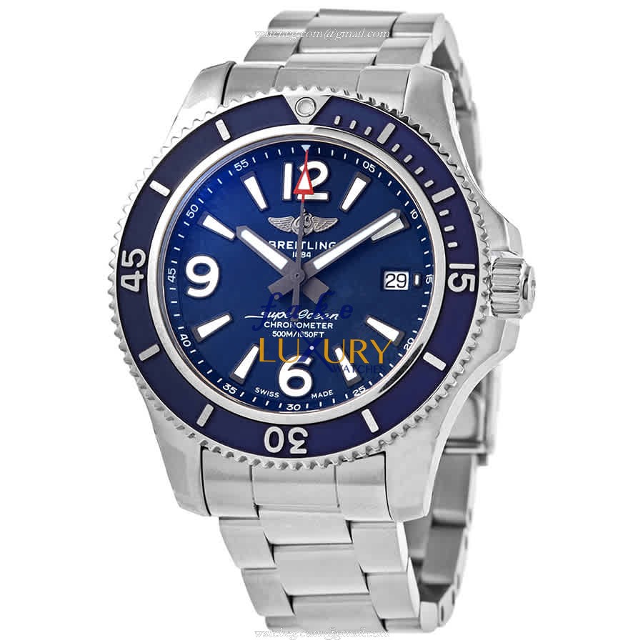 Breitling SUPEROCEAN A17366D81C1A1 Automatic Blue Dial Steel Replica Watch - Luxury Replica Watch