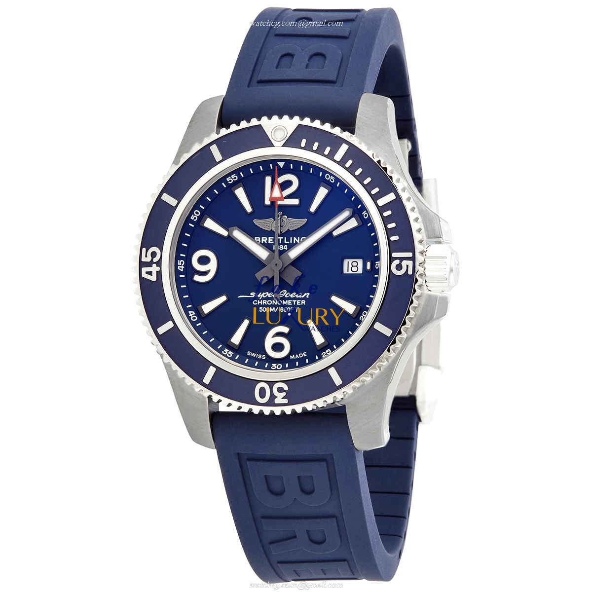 A17366D81C1S2 - Breitling Superocean Replica Watch Automatic Blue Dial 43mm - Luxury Replica Watch
