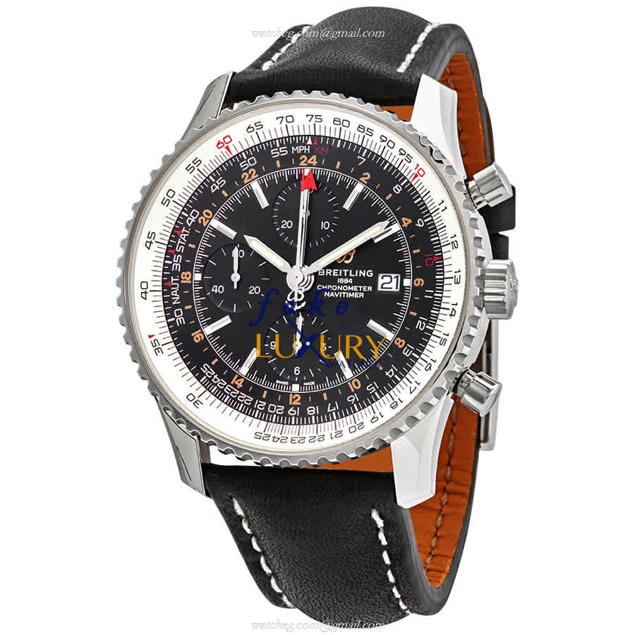 Breitling A24322121B2X1 Navitimer Replica Watch With Automatic Movement, Black Dial, Steel Case - Luxury Replica Watch