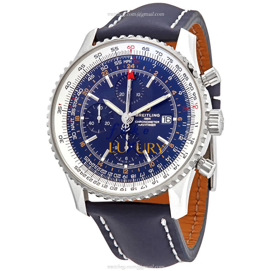 Breitling A24322121C2X1 Navitimer 1 Replica Watch, Blue Dial, Automatic Movement, Steel Case - Luxury Replica Watch
