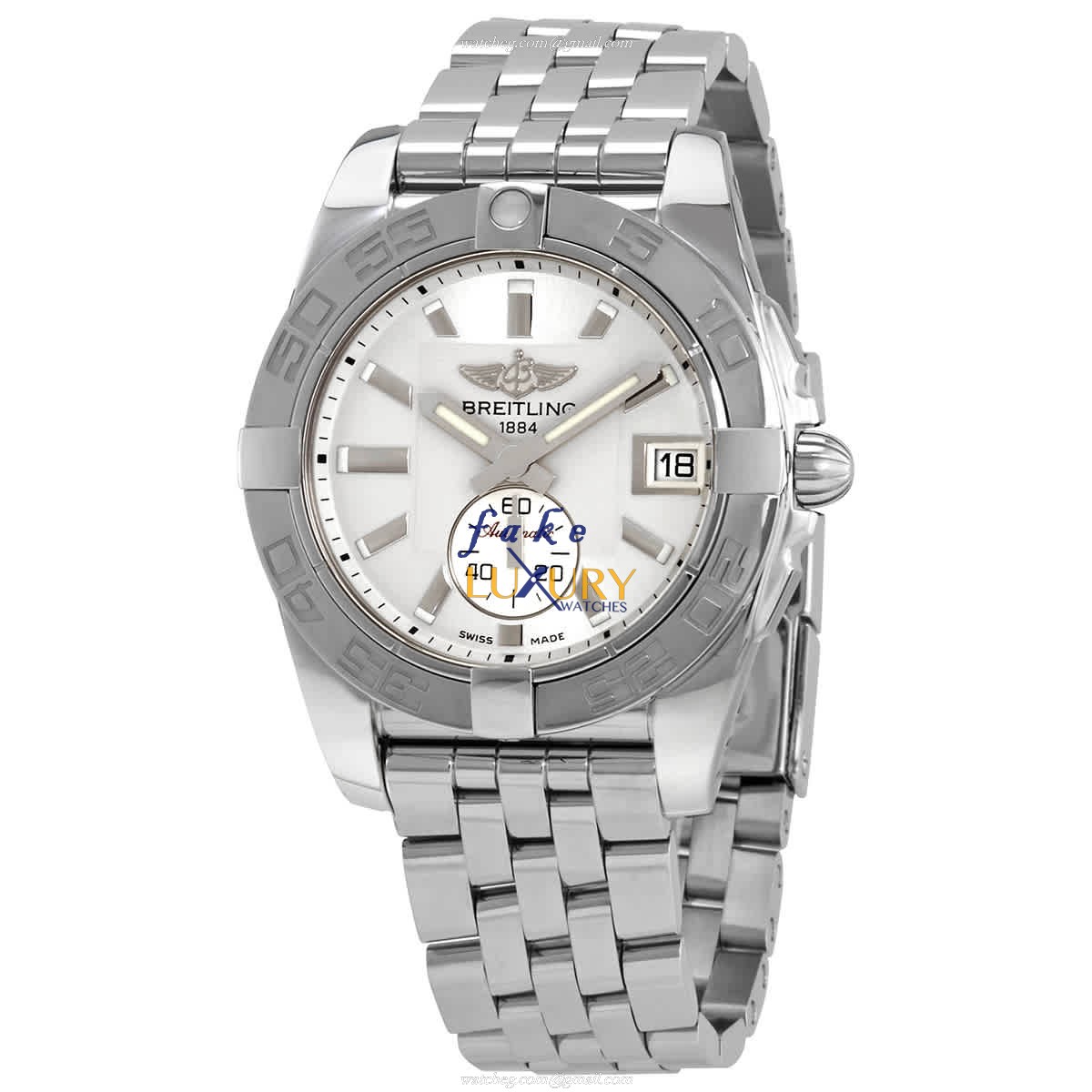 Breitling Galactic A37330121G1A1 Replica Watch, Automatic Movement, Silver Dial, Steel - Luxury Replica Watch
