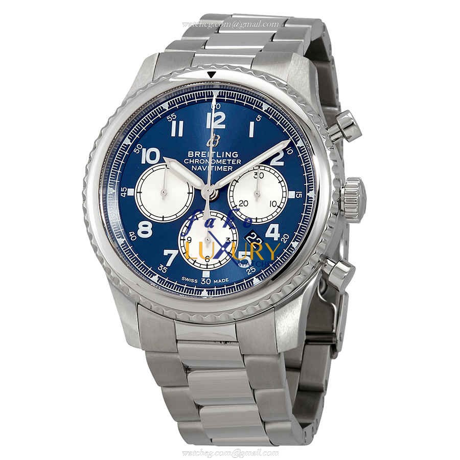 Breitling AB0117131C1A1 AVIATOR 8 - Replica Watch - Blue Dial - Automatic - Steel Case - Luxury Replica Watch