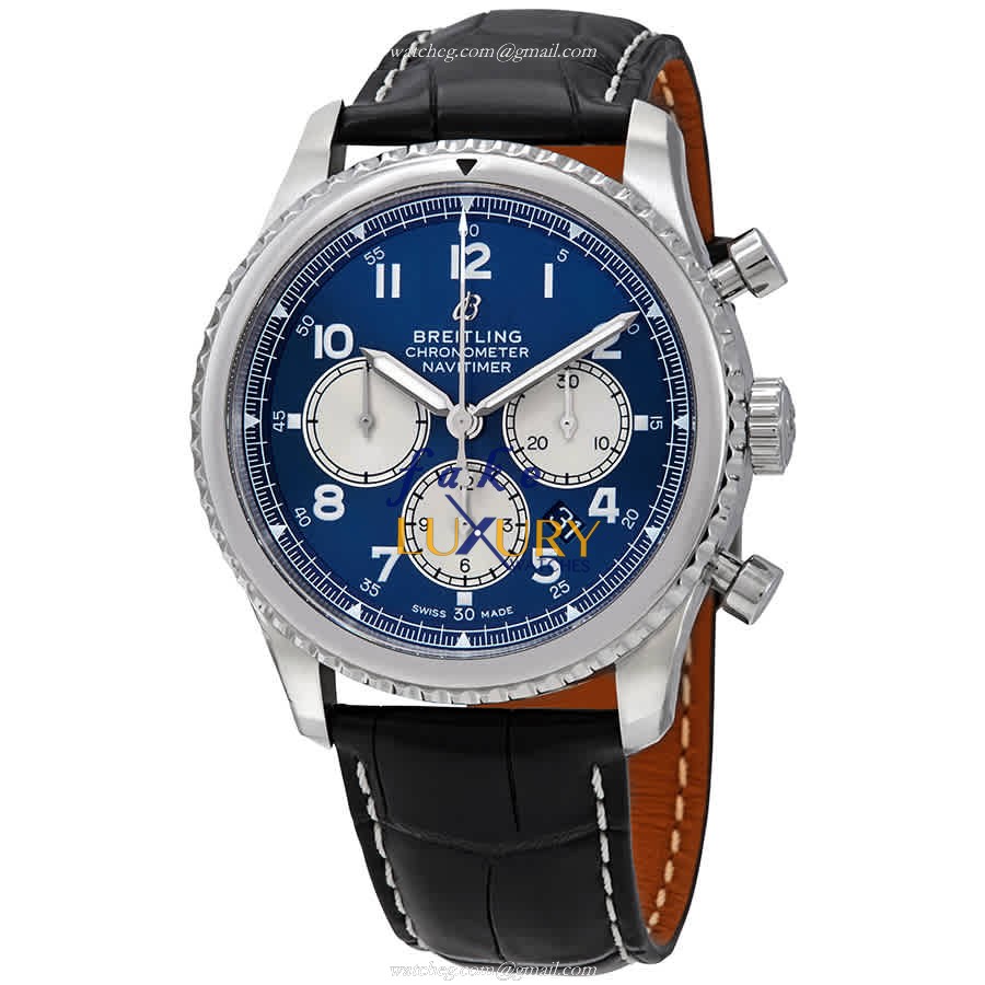 Breitling AVIATOR 8 AB0117131C1P1 Replica Watch, Automatic, Blue Dial, Steel Case - Luxury Replica Watch