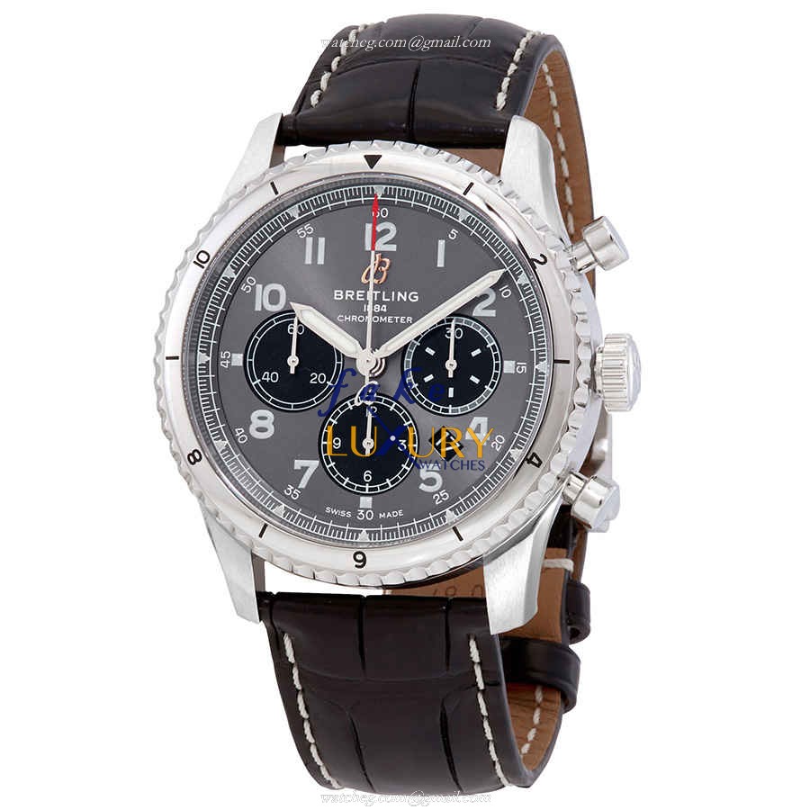 Breitling AB0119131B1P2 AVIATOR 8 Replica Watch, Automatic Gray Dial, Steel Case - Luxury Replica Watch