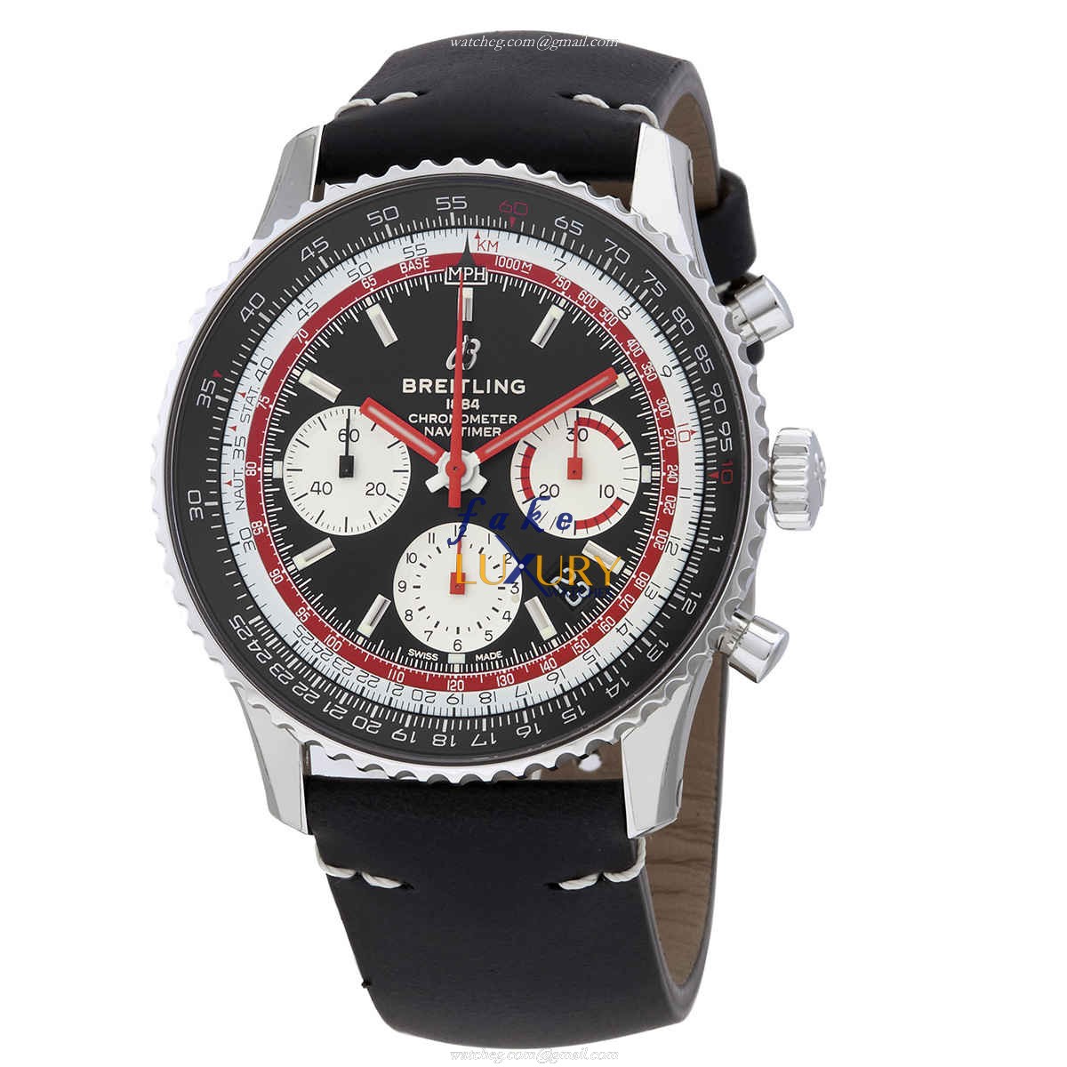 Breitling AB01211B1B1X1 Navitimer 1 Replica Watch, Automatic, Black Dial, Steel Case - Luxury Replica Watch
