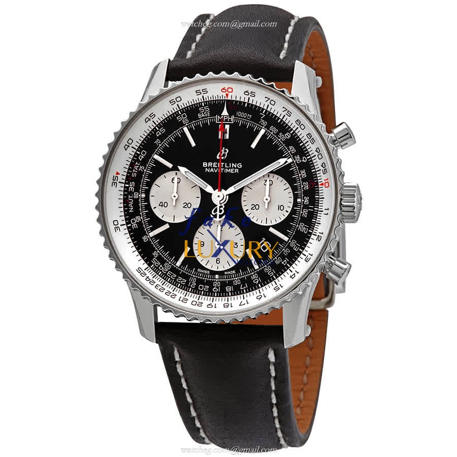 Breitling AB0121211B1X2 Navitimer 1 Replica Watch, Automatic, Black Dial, Steel Case - Luxury Replica Watch
