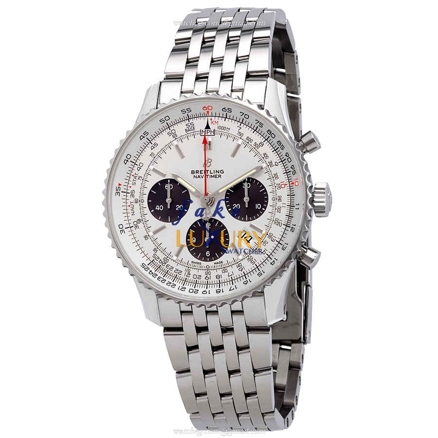AB0121211G1A1 - Breitling Navitimer 1 Replica Watch with Blue Dial on Silver Steel - Luxury Replica Watch