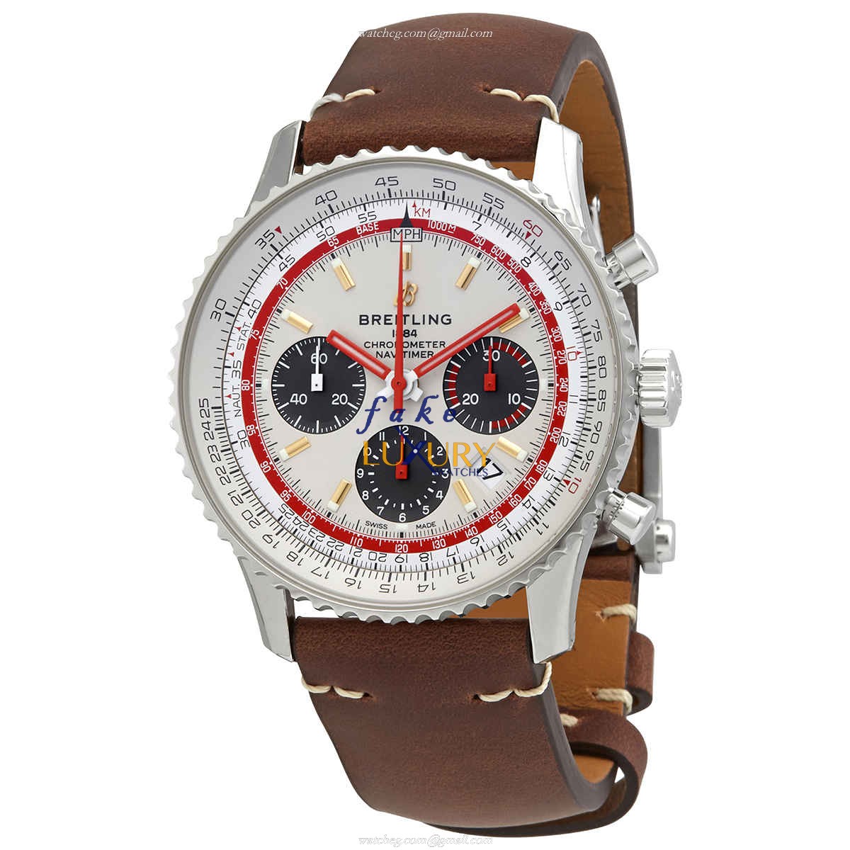 Breitling AB01219A1G1X2 Navitimer 1 Replica Watch, Silver Dial, Steel Case, Automatic - Luxury Replica Watch