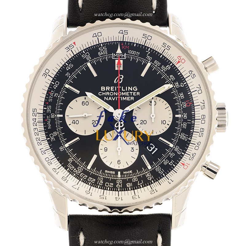 Breitling AB0127211B1X2 Navitimer 1 Replica Watch, Black Dial, Steel Case, Automatic - Luxury Replica Watch