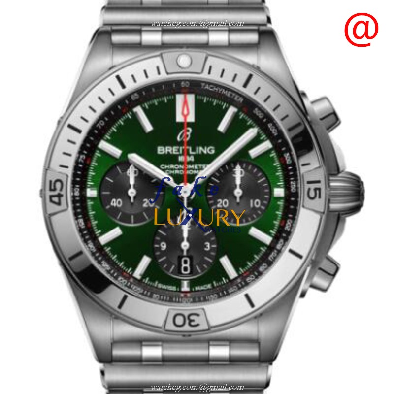 Breitling Chronomat B01 AB0134101L1A1 | Green Dial | Automatic | Steel | Replica Watch - Luxury Replica Watch