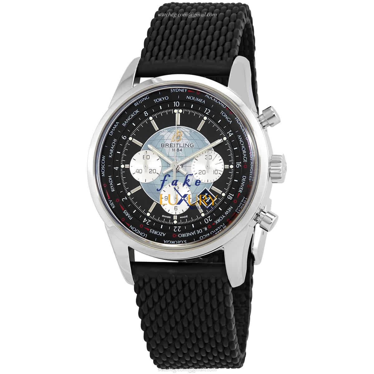 Breitling AB0510U4/BB62 440X-A20D.1 | Transocean Chronograph Automatic Steel Black Rubber | Replica - Luxury Replica Watch