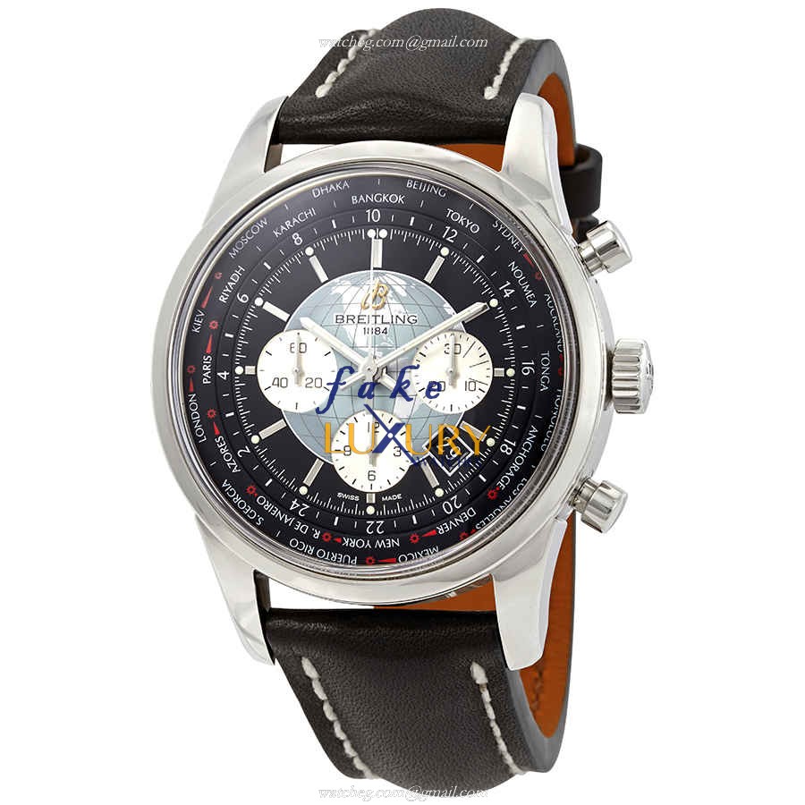 Breitling AB0510U4/BB62-441X-A20BA.1 Transocean Chronograph Replica Watch, Automatic, Black Dial - Luxury Replica Watch