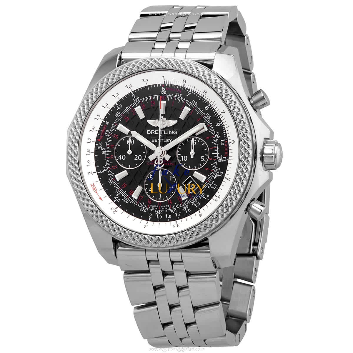 Breitling Bentley AB061112/BD80 990A Automatic Stainless Steel Black Dial Replica Watch - Luxury Replica Watch