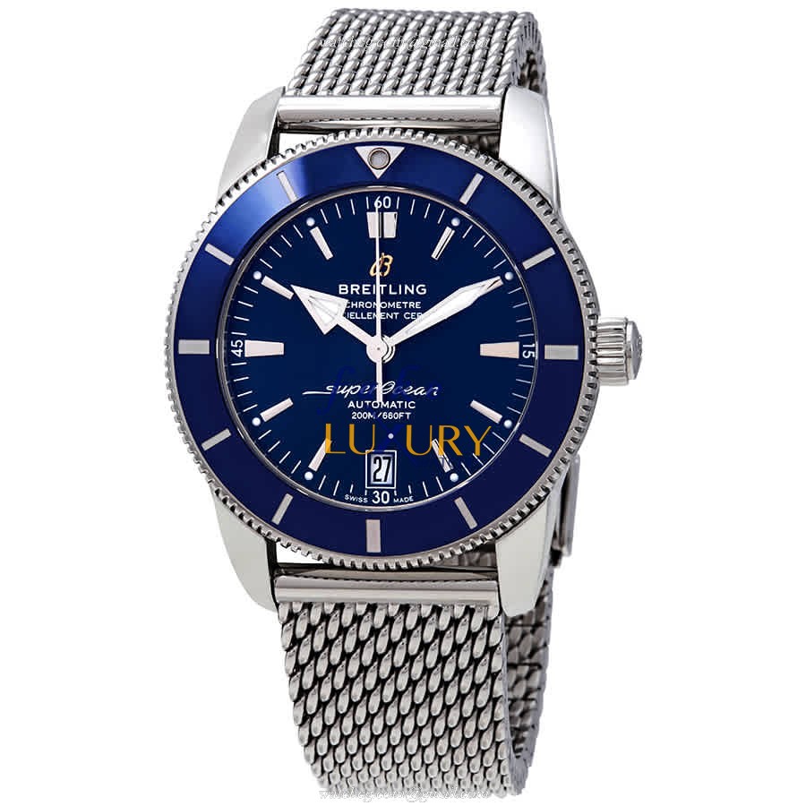 Breitling AB2010161C1A1 Superocean Replica Watch, Automatic, Blue Dial, Steel Case - Luxury Replica Watch
