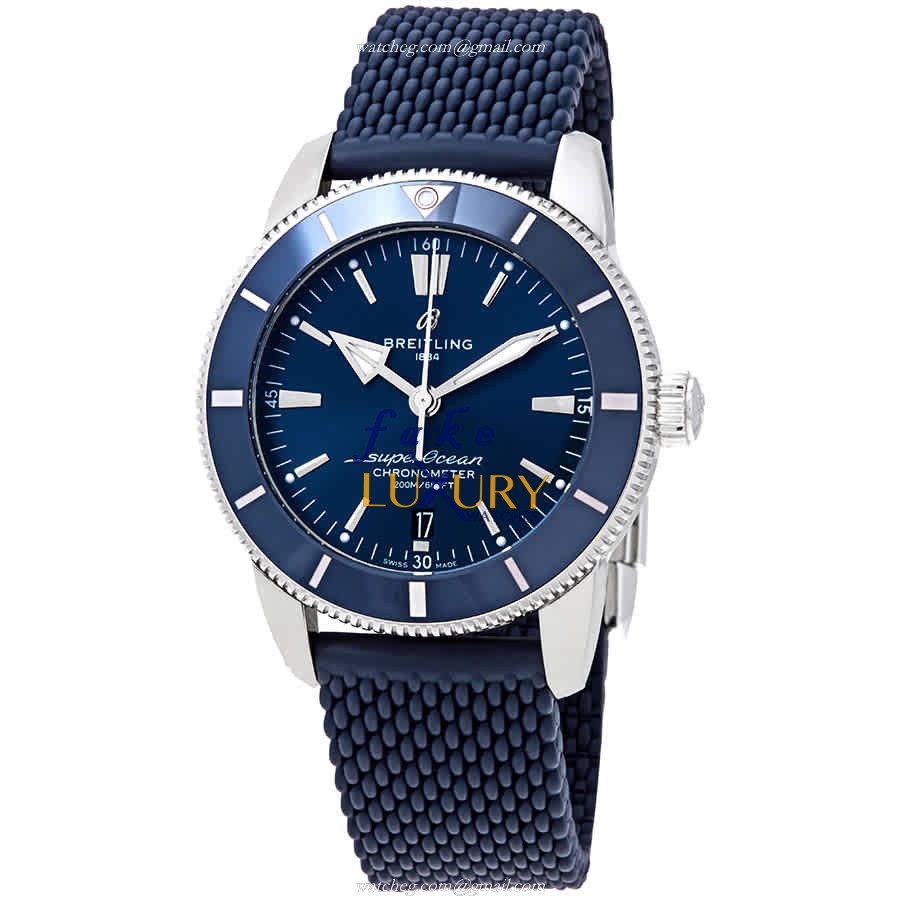 Breitling Superocean AB2030161C1S1 - Replica Watch - Blue Dial - Automatic - Steel Case - Rubber - Luxury Replica Watch