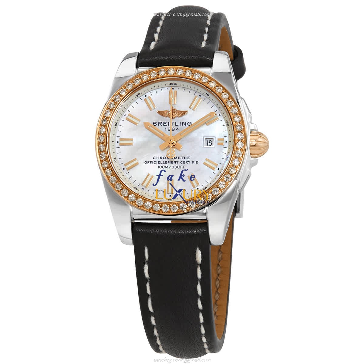 Breitling C7234853/A791BKLT Galactic Quartz 29mm White Mother of Pearl Dial Replica Watch - Luxury Replica Watch