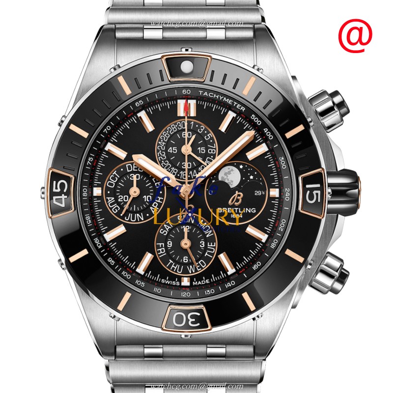 Breitling I19320251B1A1 - Replica Watch - Chronomat B01 - Automatic - Black Dial - Steel Bracelet - Luxury Replica Watch