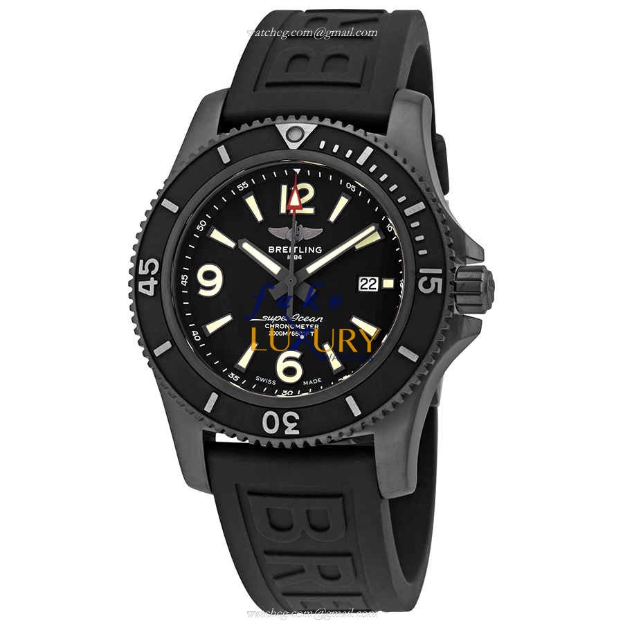 Breitling M17368B71B1S1 Replica Watch, Automatic Movement, Black Dial, Steel Case, Canvas Strap - Luxury Replica Watch