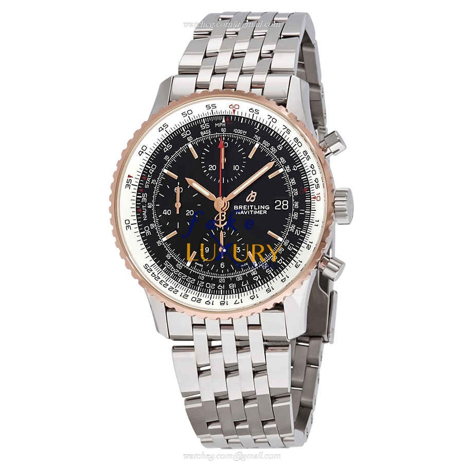 Breitling Navitimer 1 U13324211B1A1 Replica Watch With Automatic Movement, Black Dial, Steel - Luxury Replica Watch