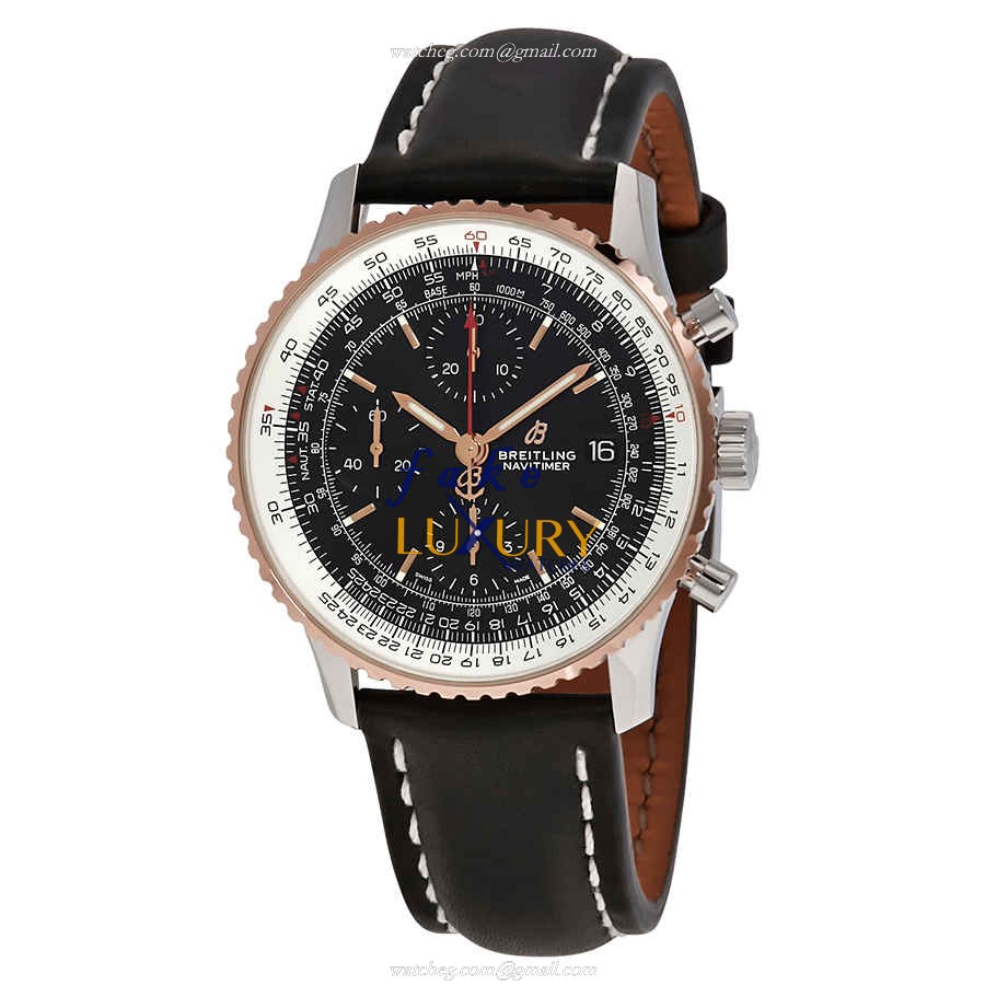 U13324211B1X1 - Breitling Navitimer 1 Replica Watch Automatic 41mm Black Dial Cowhide Strap - Luxury Replica Watch