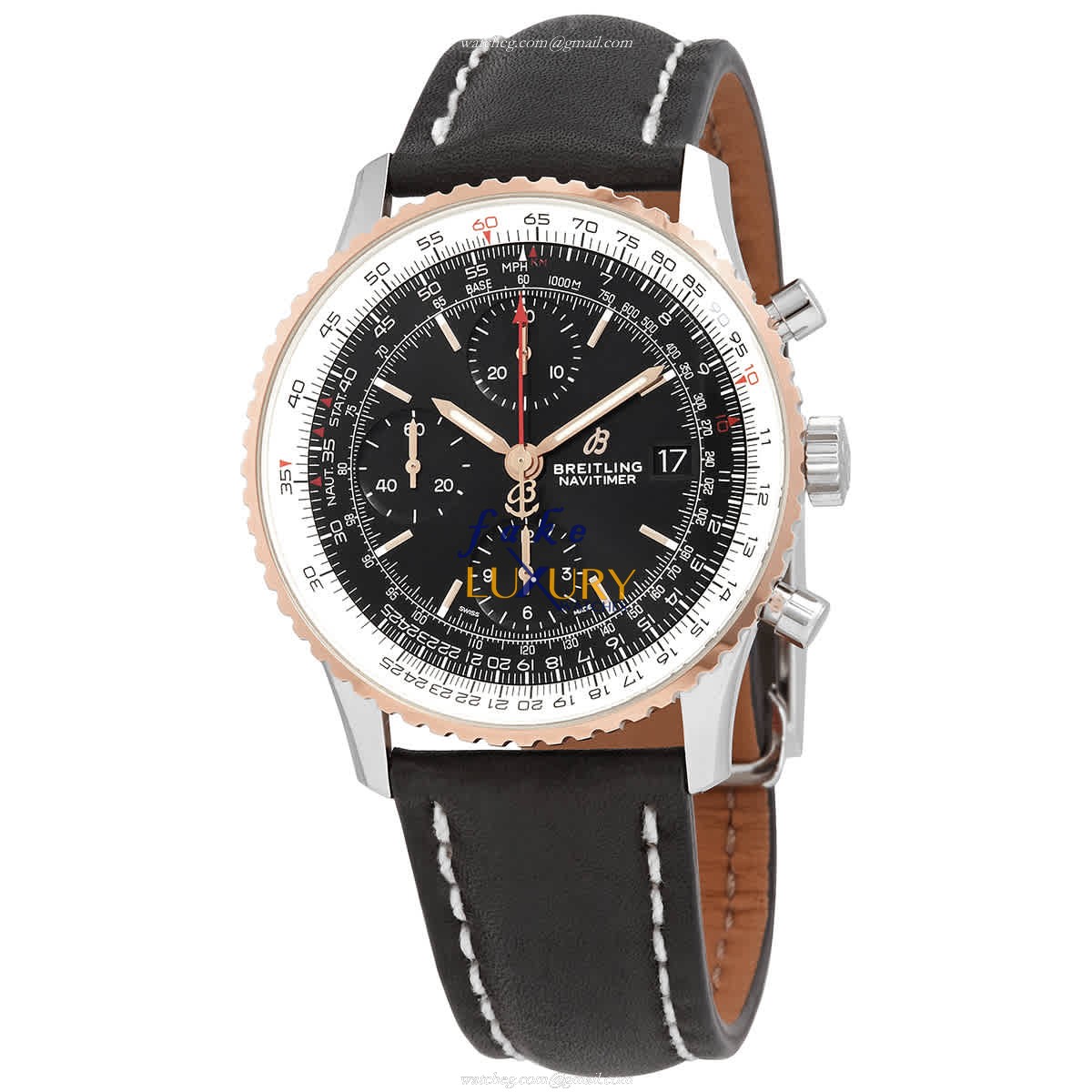 Breitling U13324211B1X2 Navitimer Replica Watch, Automatic, Black Dial, Steel Case - Luxury Replica Watch