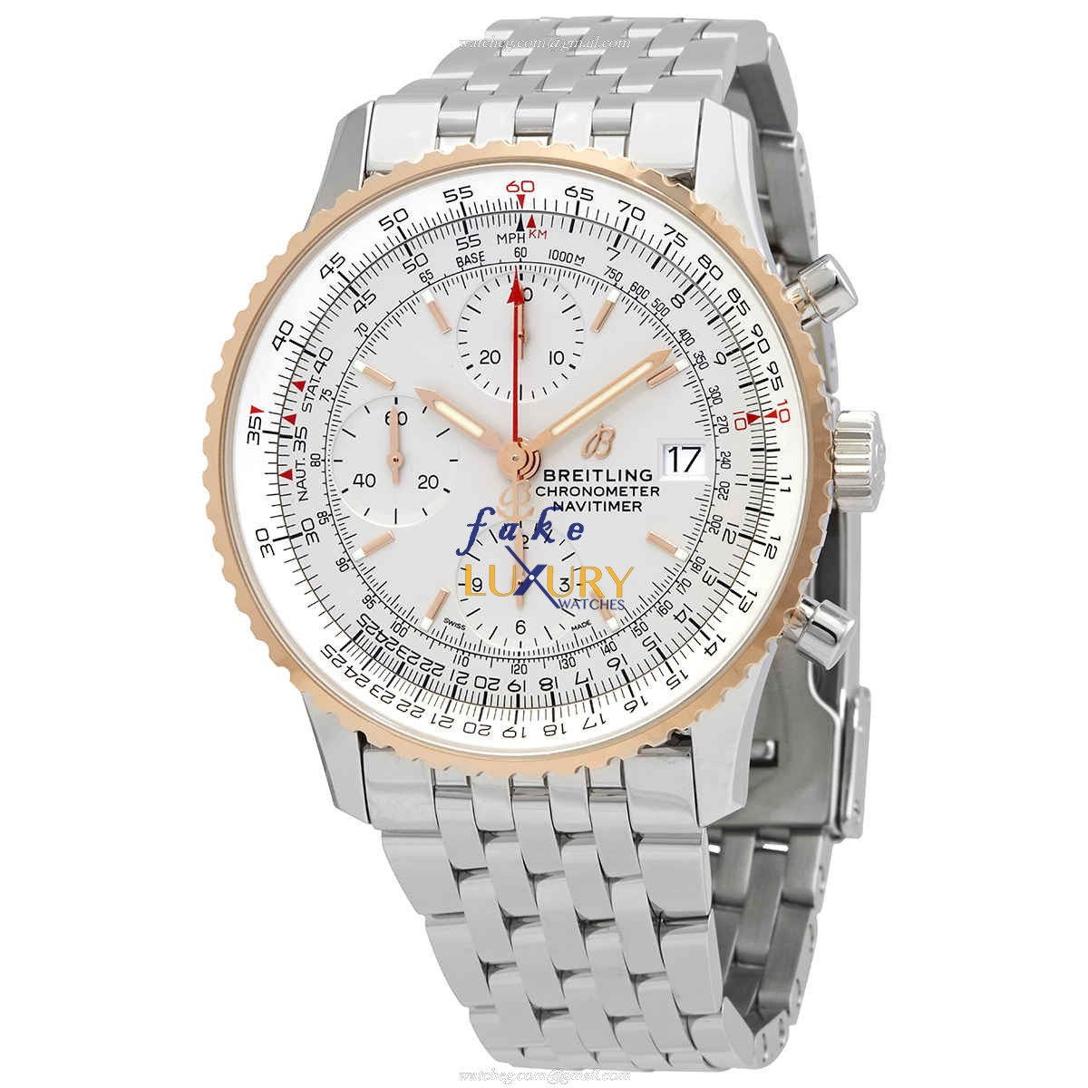 Breitling U13324211G1A1 Navitimer 1 Replica Watch, Automatic Steel Case Silver Dial - Luxury Replica Watch