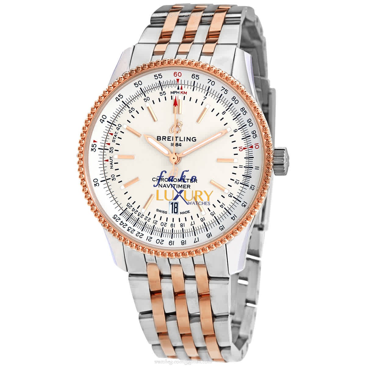 Breitling U17326211G1U1 Navitimer Replica Watch Automatic Silver Dial Steel Case - Luxury Replica Watch