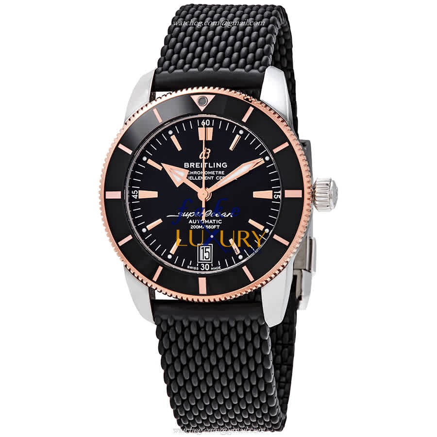 UB2010121B1S1 - Breitling Superocean Replica Watch Automatic Black Dial Rubber Strap - Luxury Replica Watch