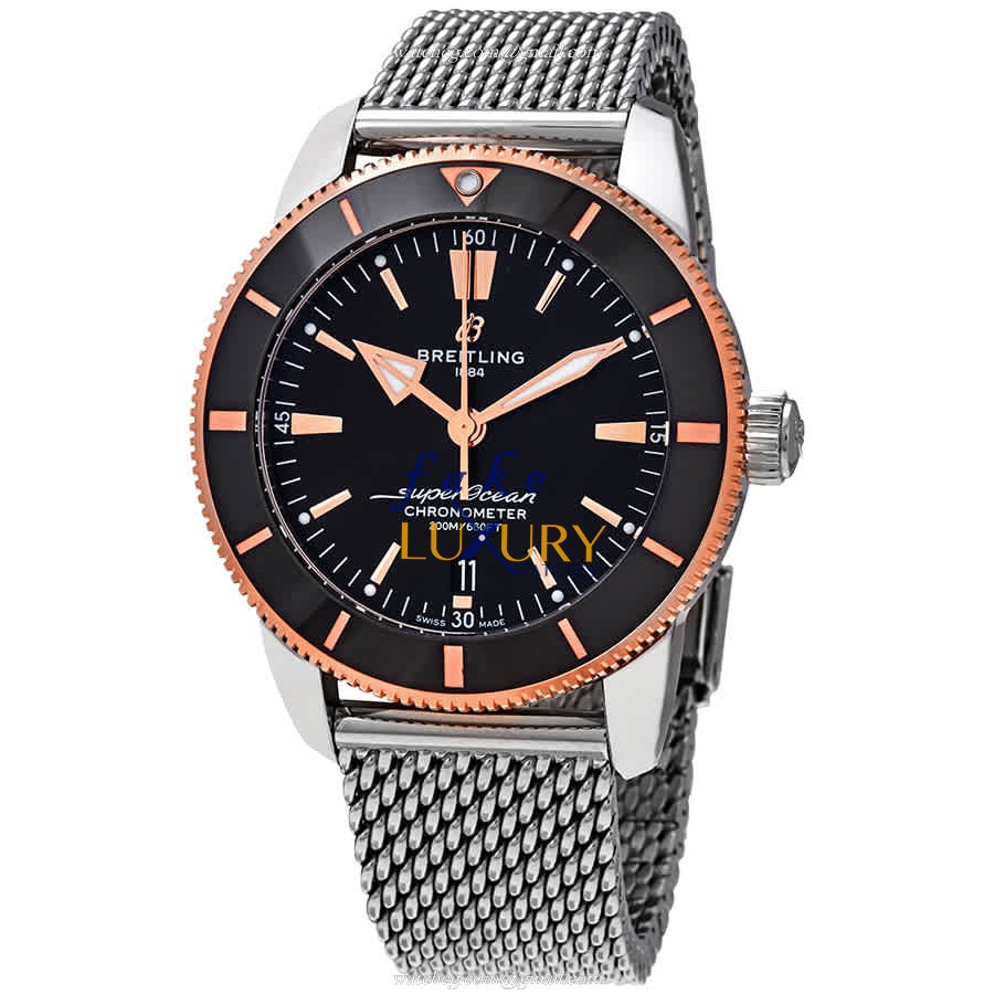 Breitling Superocean UB2030121B1A1 Replica Watch with Automatic Movement, Black Dial, Steel Case - Luxury Replica Watch