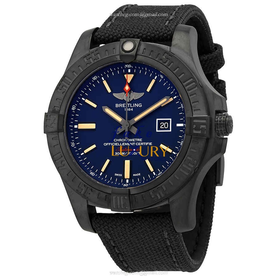 Breitling Avenger II V173104A/CA23/100W - Replica Watch - Automatic - Titanium Case - Blue Dial - Luxury Replica Watch