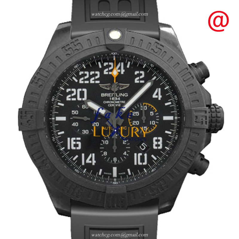 Breitling Avenger II XB1210E4/BE89/154S Replica Watch, Automatic, Carbon Fiber Case, Black Dial - Luxury Replica Watch