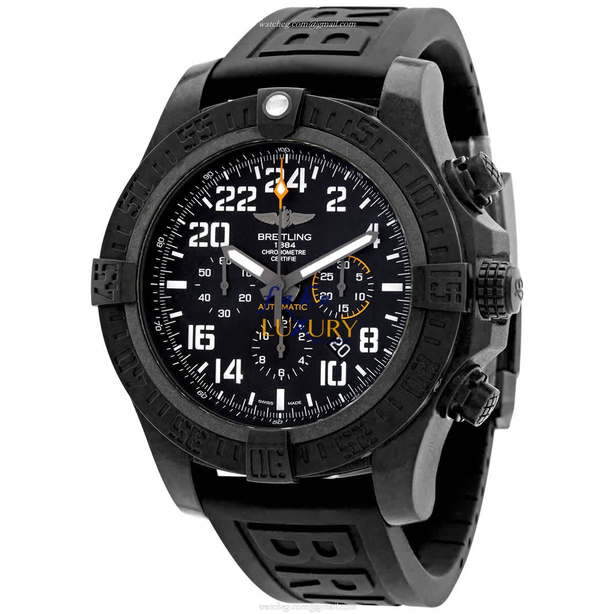 Breitling Avenger Hurricane XB1210E41B1S1 | Automatic | Carbon Fiber | Black Rubber - Luxury Replica Watch