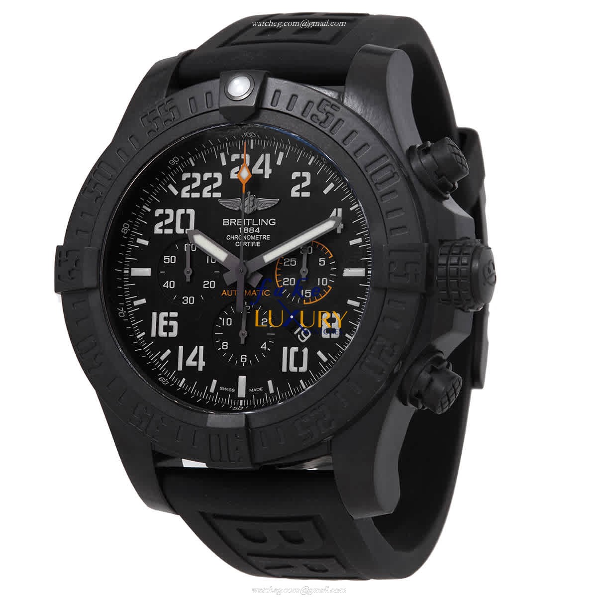 Breitling XB1210E41B1S2 Avenger Hurricane Replica Watch, Automatic, Black Dial, Breitlight Case - Luxury Replica Watch