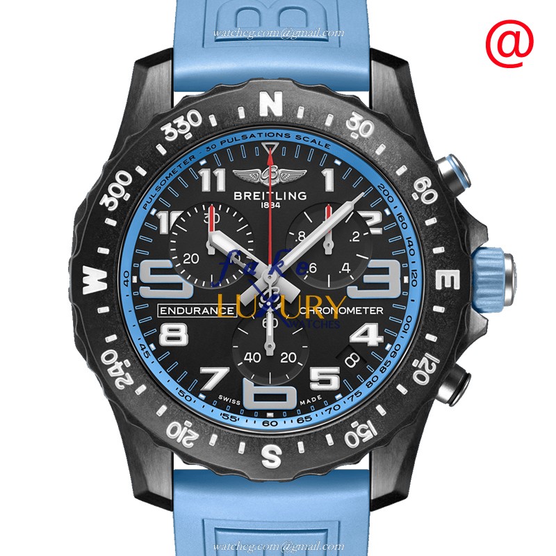 Breitling XB82310281B1S1 Endurance Pro Replica Watch, Quartz, Black Dial, Carbon Fiber Case, Rubber - Luxury Replica Watch