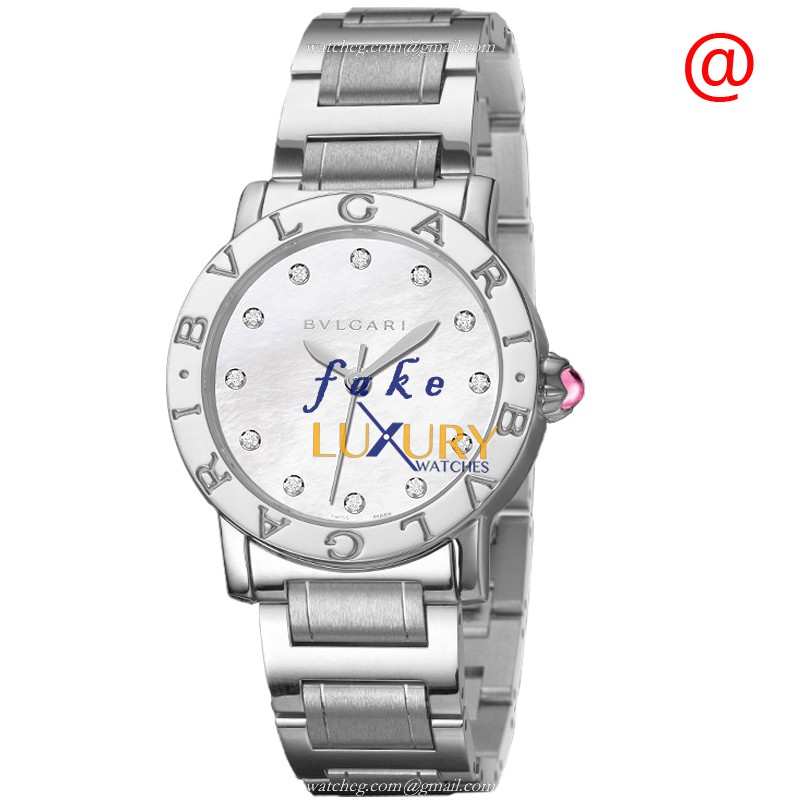 101888 - Bulgari BULGARI Automatic Stainless Steel Replica Watch White Dial Silver Strap - Luxury Replica Watch