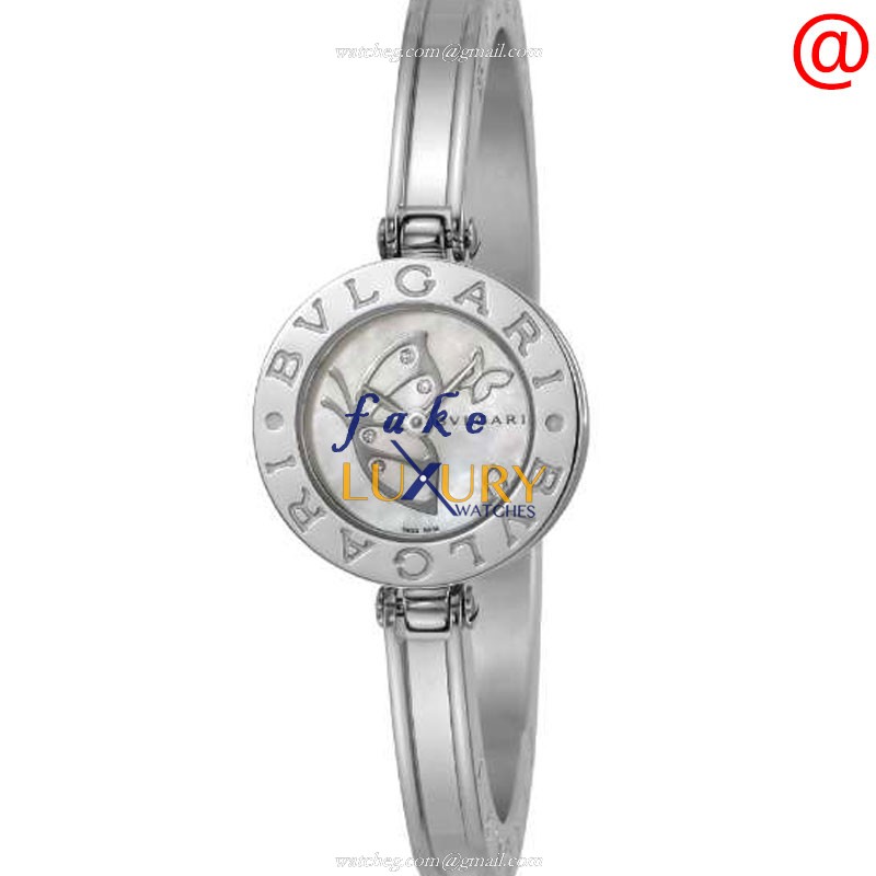 Bulgari 101977 B.ZERO1 Replica Watch Quartz Stainless Steel White Mother of Pearl Dial - Luxury Replica Watch