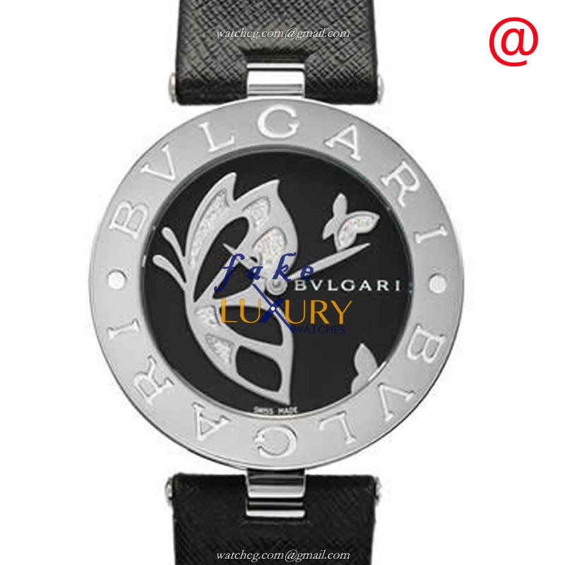 Bulgari 101980 B.ZERO1 Replica Watch with Quartz Movement, Black Dial on Leather Strap - Luxury Replica Watch