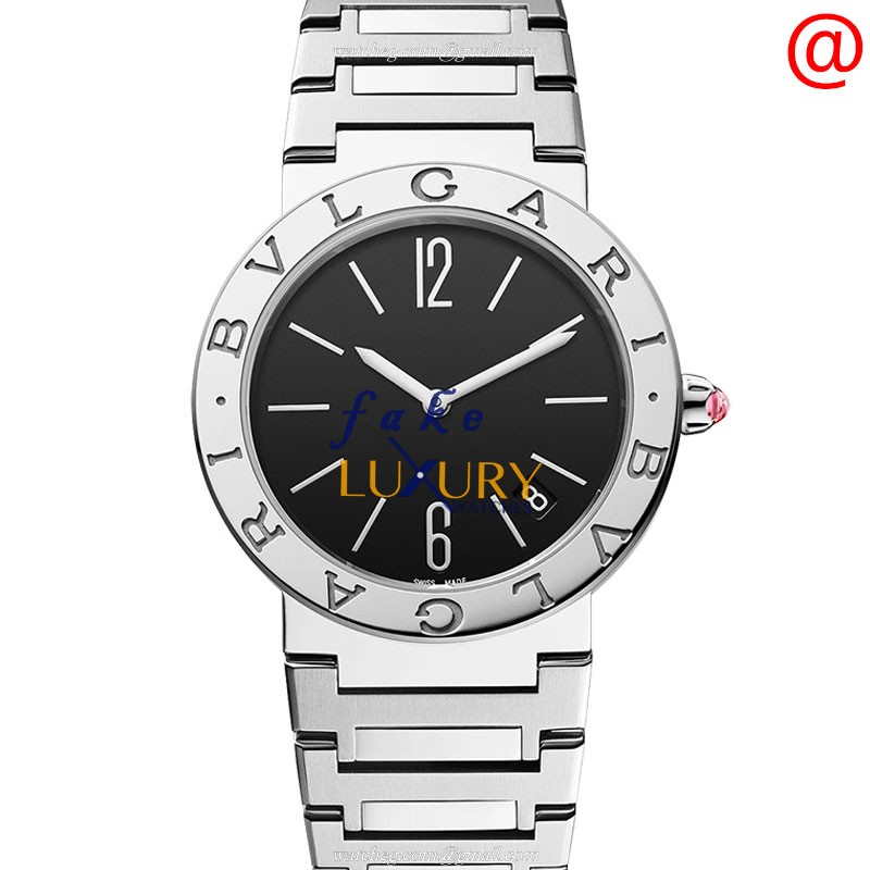 Bulgari 102072 Automatic Stainless Steel Black Dial Replica Watch - Luxury Replica Watch