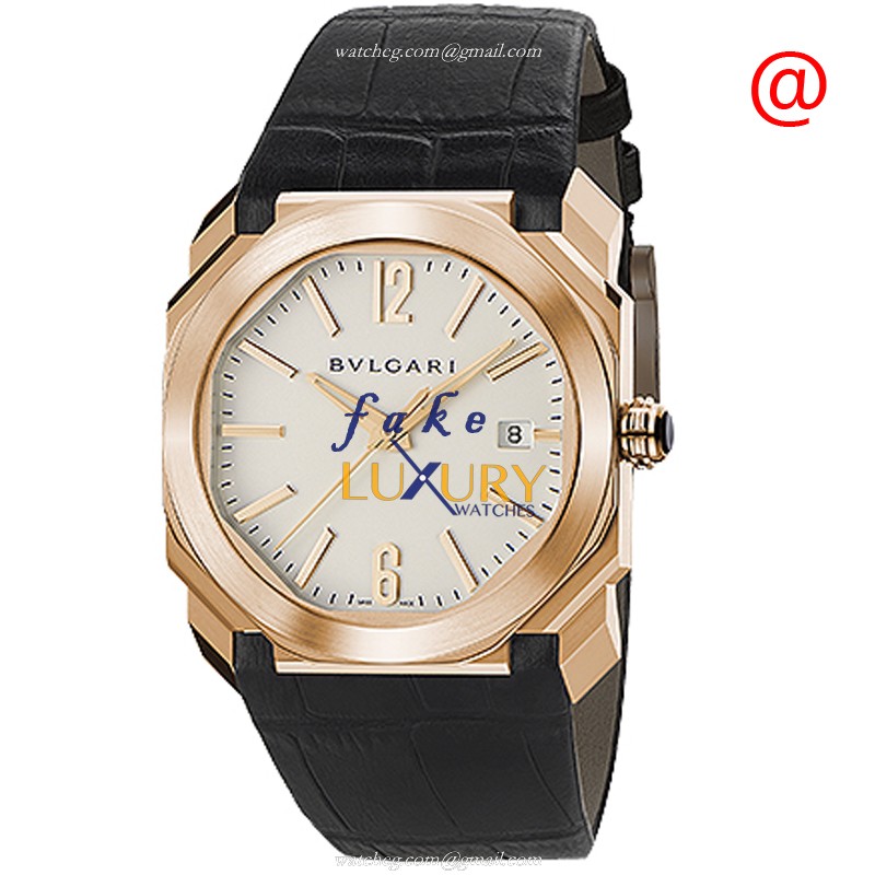 Bulgari Octo Roma 102119 Automatic 18kt Rose Gold Silver Dial | 102119 | Automatic | Rose Gold - Luxury Replica Watch