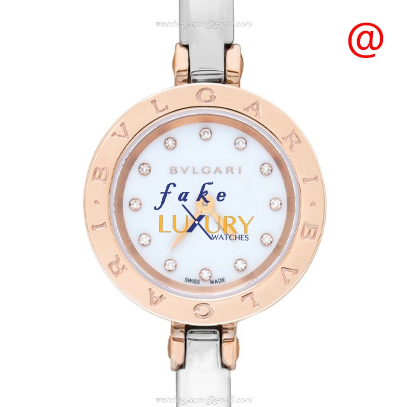 Bulgari 102320 B.ZERO1 Replica Watch, Quartz Movement, 18kt Rose Gold Case, White Dial - Luxury Replica Watch
