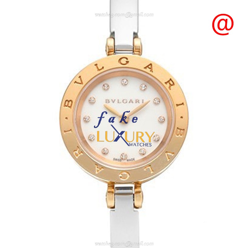 Bulgari B.ZERO1 102418 Replica Watch, White Dial, Rose Gold Case, Quartz Movement - Luxury Replica Watch