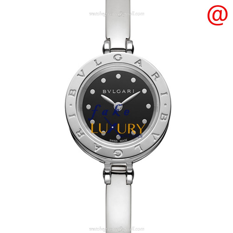 Bulgari 102419 B.ZERO1 Quartz Steel Black Dial Silver Strap Replica Watch - Luxury Replica Watch