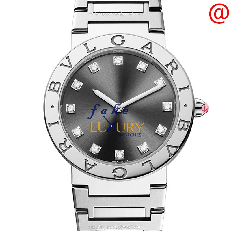 Bulgari 102567 Automatic Steel Gray Dial - Replica Watch - 33mm Stainless Steel - Luxury Replica Watch