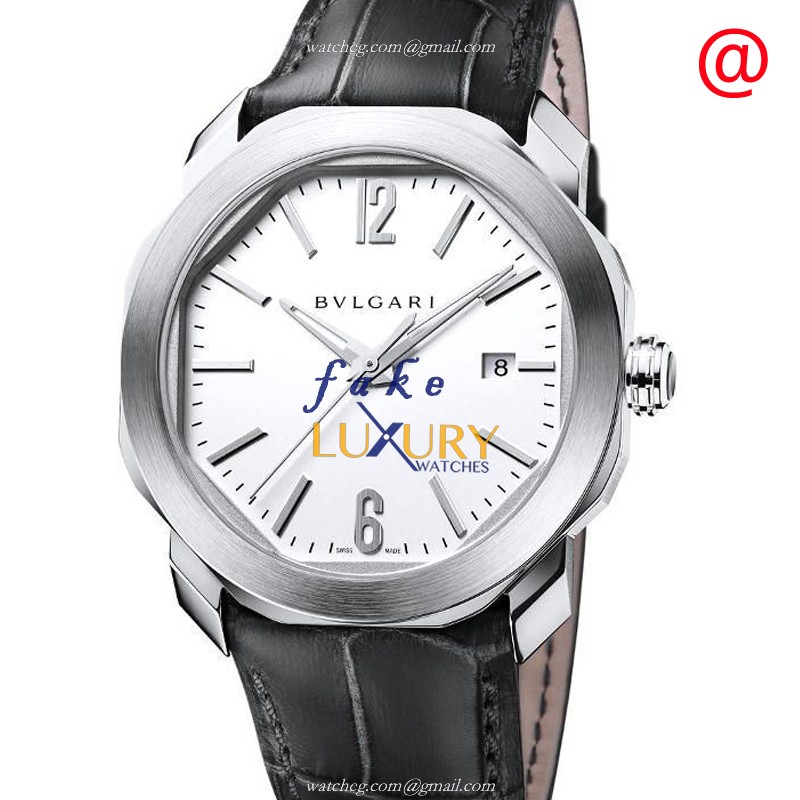 Bulgari OCTO ROMA 102779 Replica Watch, White Dial, Stainless Steel Case, Automatic Movement - Luxury Replica Watch